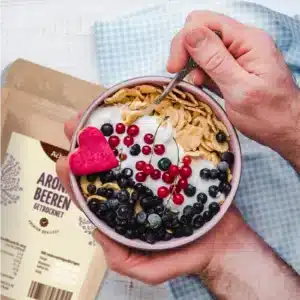 vom Achterhof - Gesunder Snack - Aroniabeeren getrocknet 250g perfekter snack für unterwegs oder in dein müsli