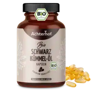 vom Achterhof – Bio Schwarzkümmel-Öl Kapseln bio